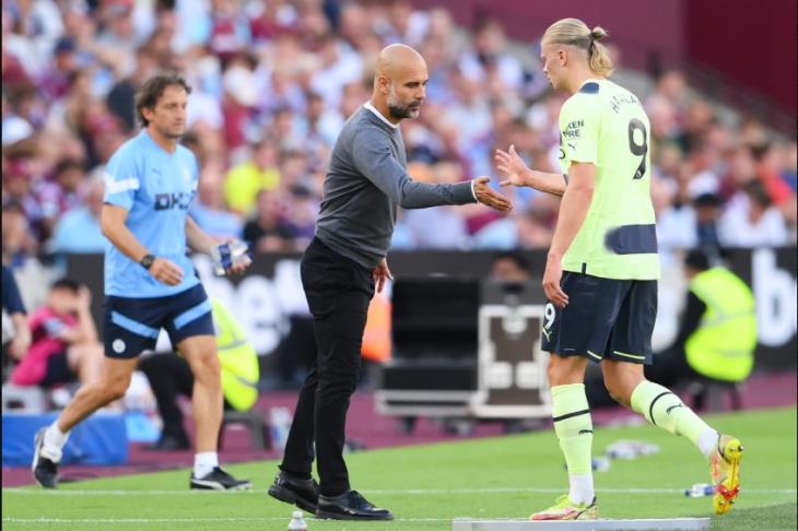 هالاند وجوارديولا